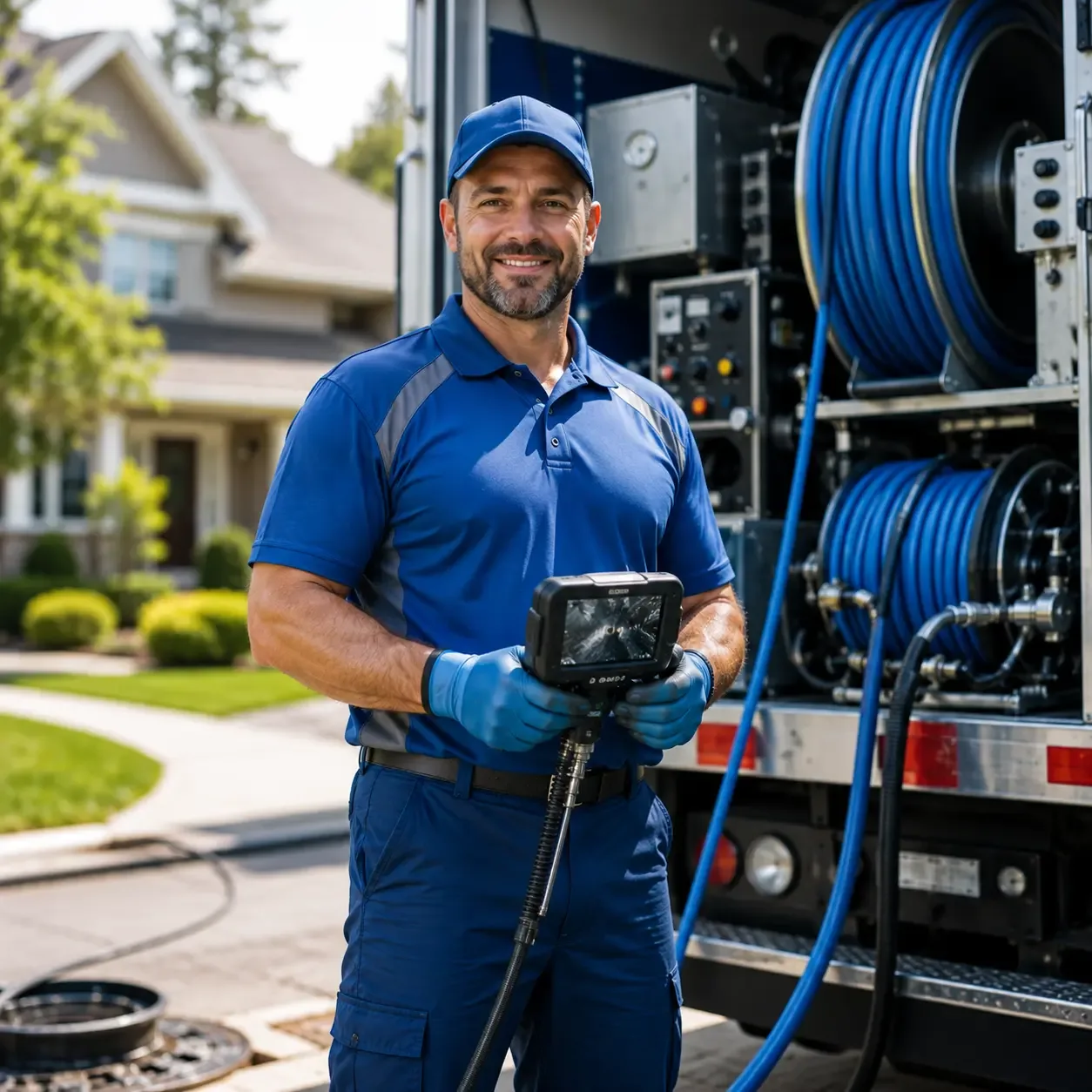 Local outdoor drain cleaning specialists in Wasco, IL